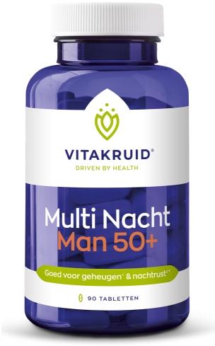 Vitakruid Multi Nacht Man 50+ 90 tabletten