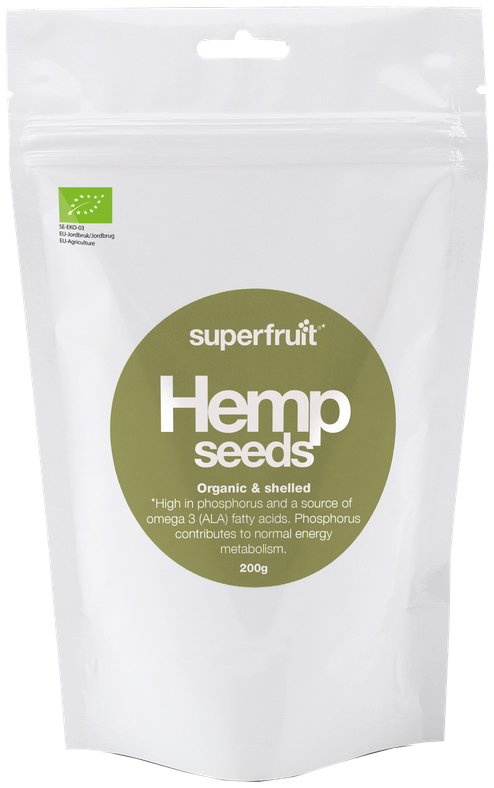 Superfruit Hennep Zaden Biologisch 200 gram