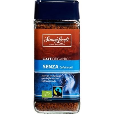 Simon Levelt Oploskoffie Decafe Bio 100gr