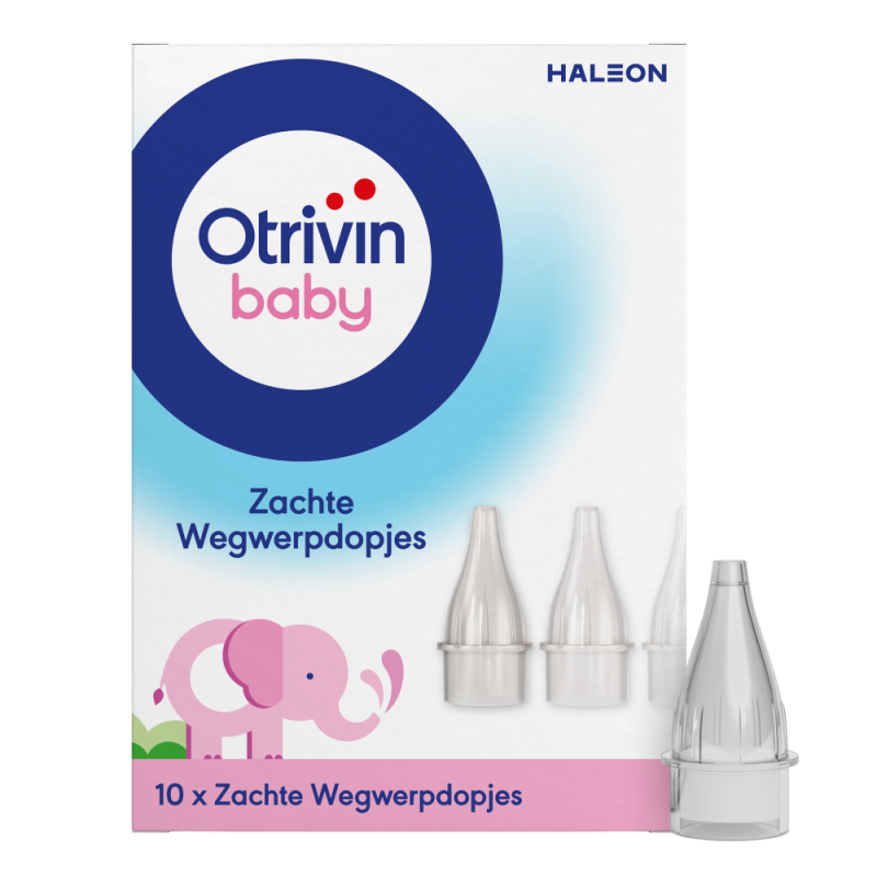 Baby Wegwerpdopjes Bij Otrivin Baby Aspirator Neusjesreiniger 10 Stuks