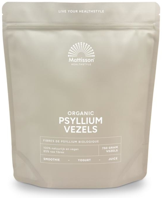 Mattisson Biologische Psyllium Vezels 750 Gram