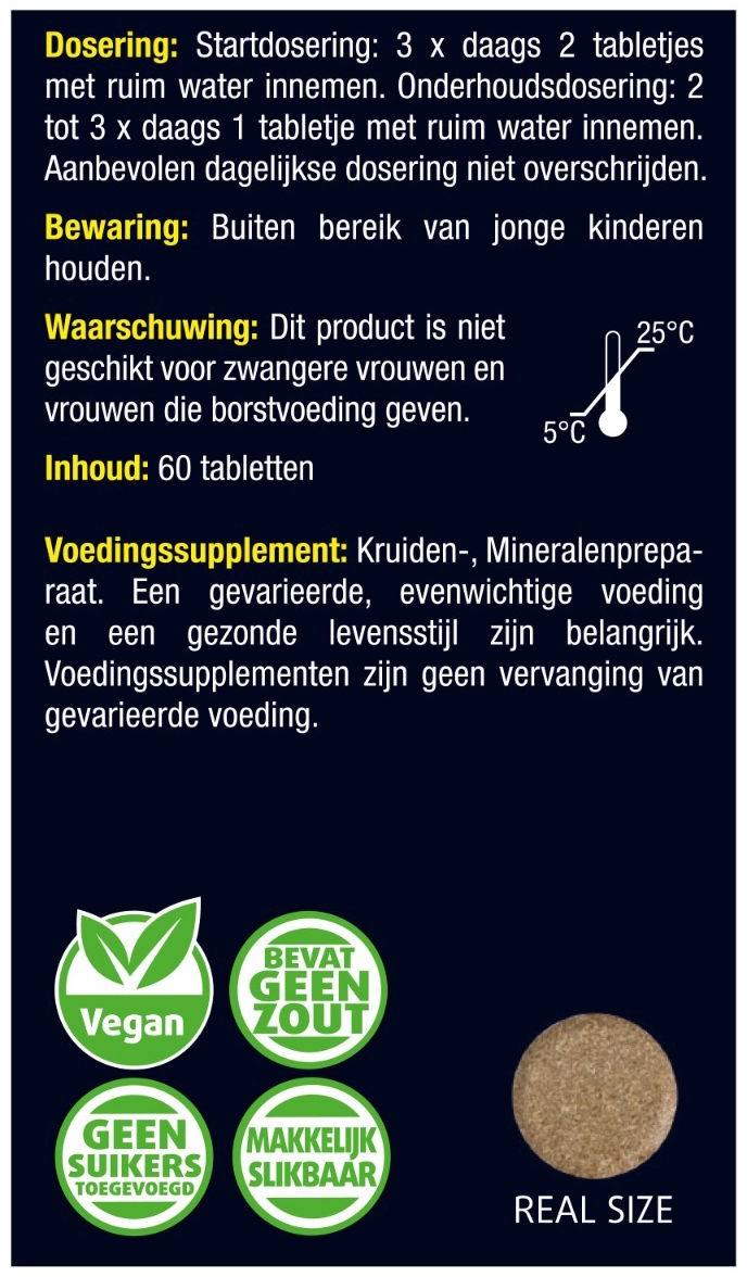 Lucovitaal Vochtbalans 60 tabletten