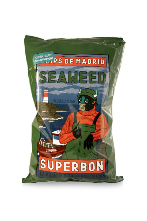 Chips met zeewier zonder toegevoegd zout 125g