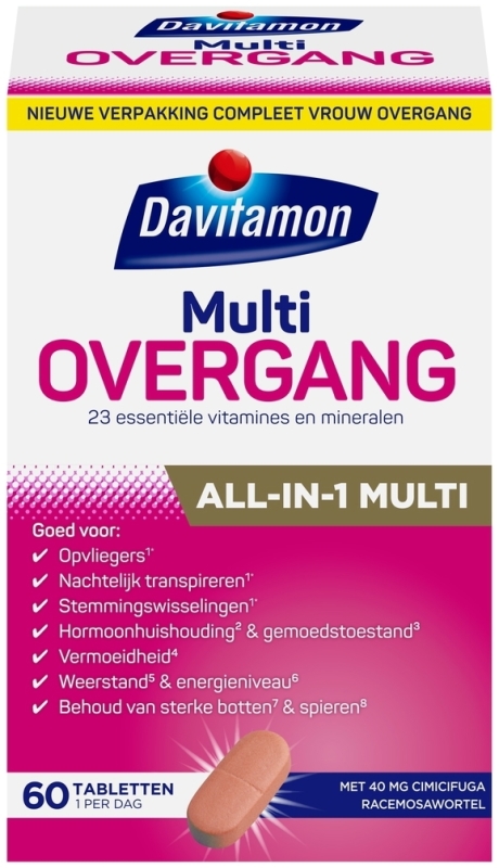 Compleet Vrouw Overgang Multivitamine  60 tabletten