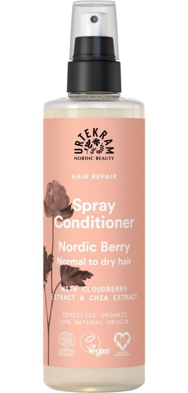 Urtekram Nordic berry spray conditioner normaal/droog haar 250ml