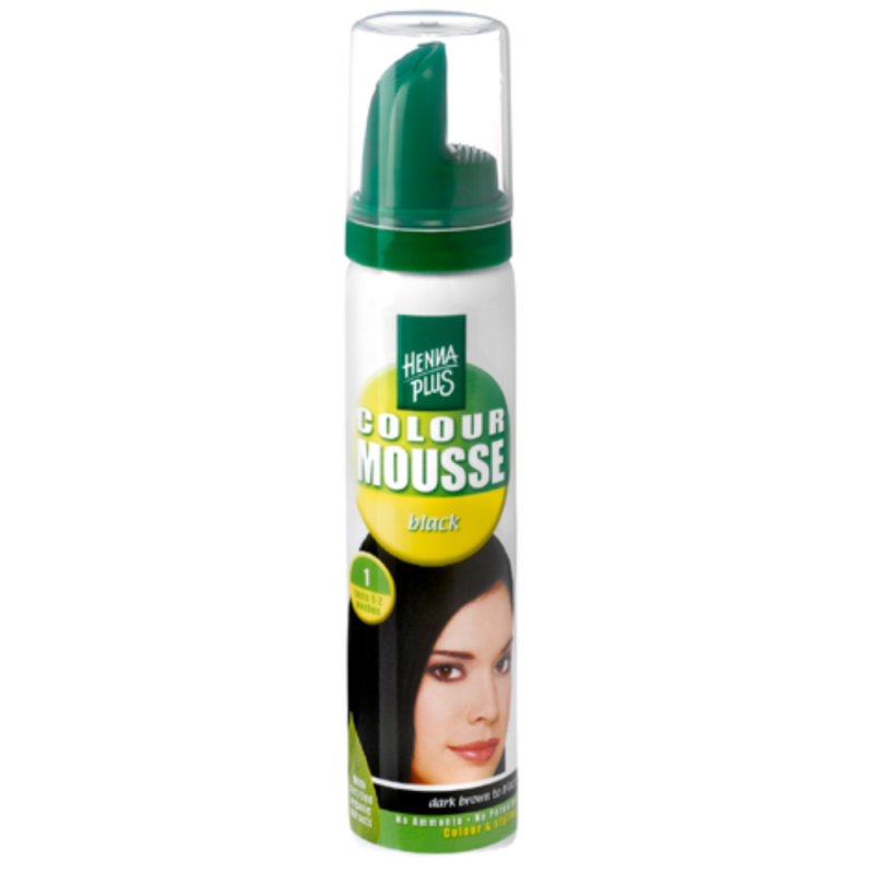 Colour mousse styling zwart 75 ml
