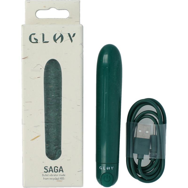 Saga eco bullet vibrator groen 1st