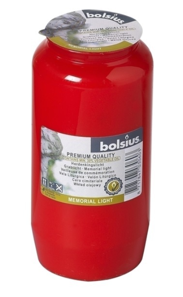 Herdenkinslicht Nr.7 Rood 1 stuk