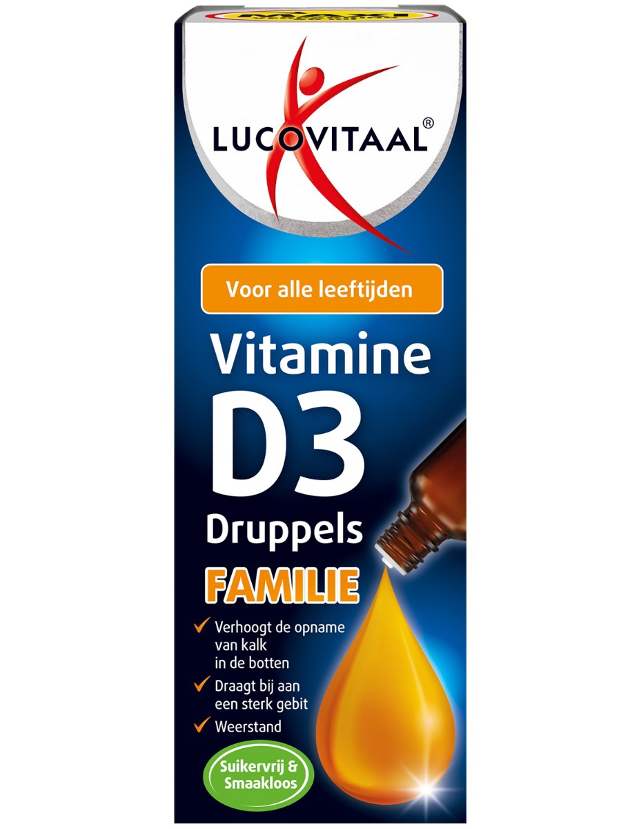 Lucovitaal Vitamine D3 Druppels Familie 50ML