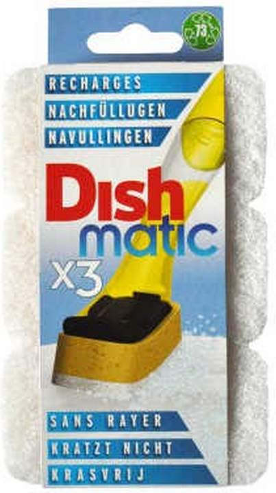 Dishmatic Schuurspons Krasvrij Navulling 3 stuks