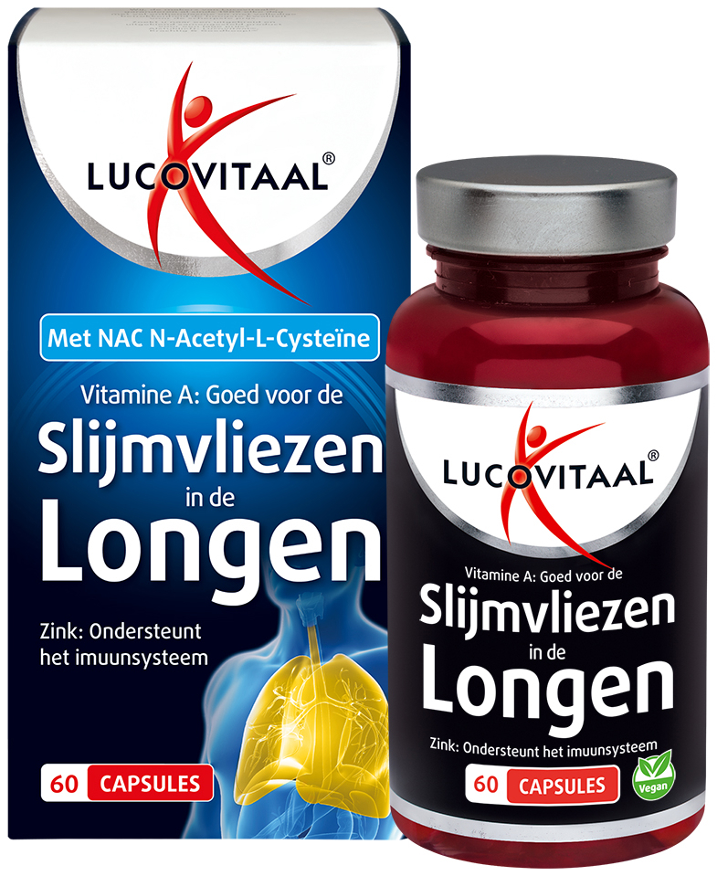 Lucovitaal Slijmvliezen in de Longen 60 capsules