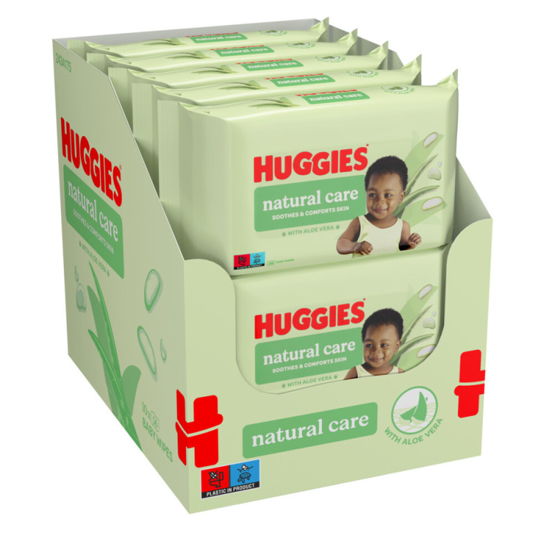 Billendoekjes Natural Care 10 x 56 Stuks