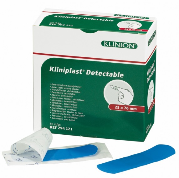 Detectpleister blauw 50 stuks