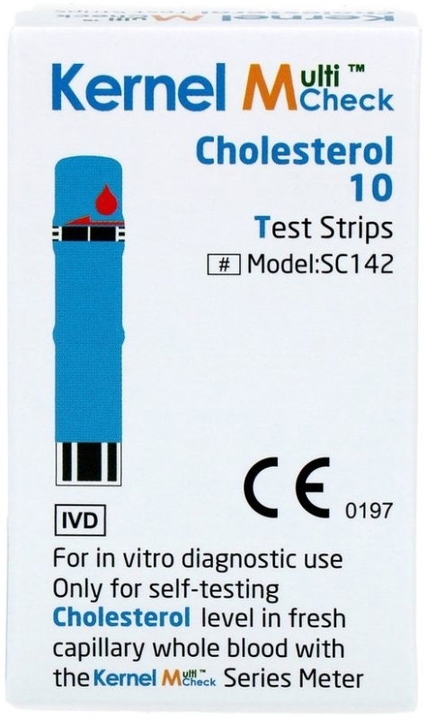 Testjezelf.nu Multicheck cholesterol teststrips 10st
