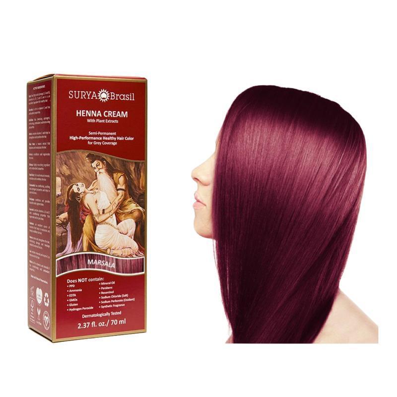 Henna Haarverf Crème Marsala 70 ML