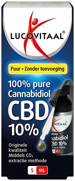 Lucovitaal CBD Cannabidiol Olie 10% 5ml