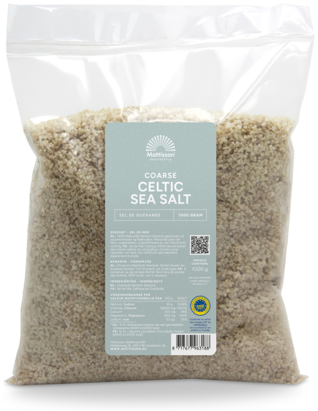 Absolute keltisch zeezout grof 1000G