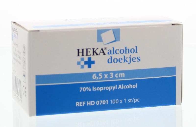 Alcoholdoekjes 6.5 x 3cm 100st