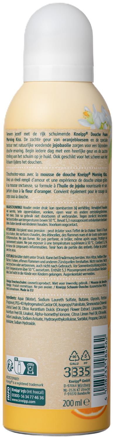 Kneipp Douche Foam Morning Kiss 200 ml