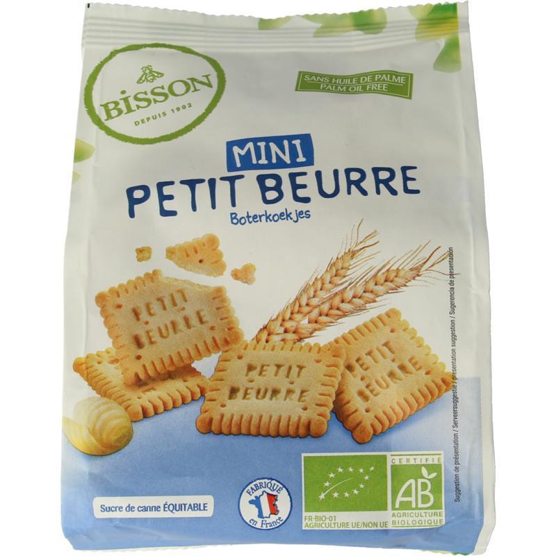 Bisson Mini petit beurre biscuitjes bio 125g