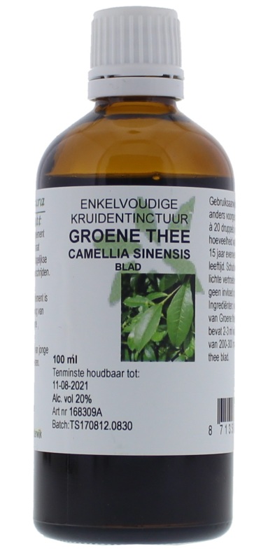 Camellia sinensis / groene thee tinctuur 100ml