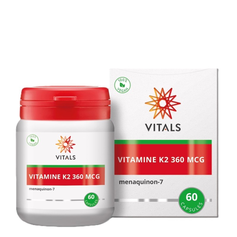 Vitamine K2 360 mcg 60 Capsules
