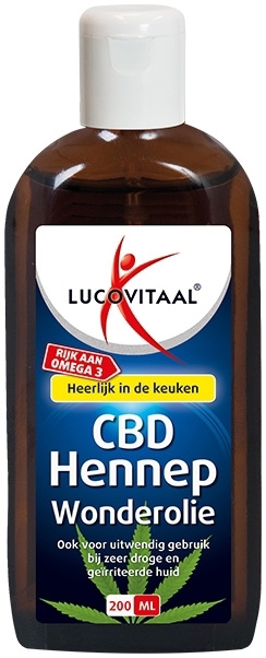 Lucovitaal Hennep CBD Wonderolie 200ml