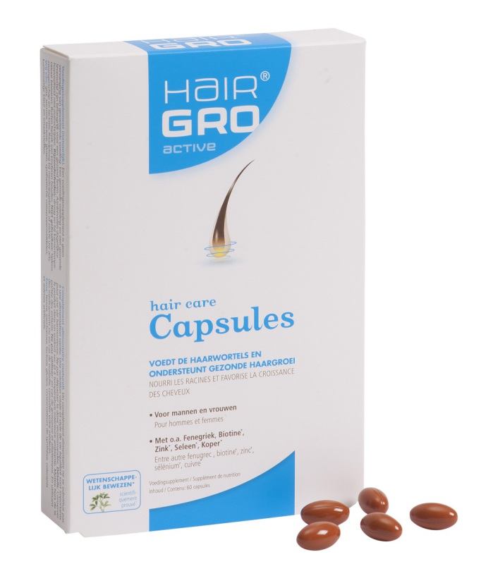 Voedingssupplementen Active Haargroei 60cap