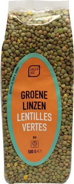 Groene linzen 500g