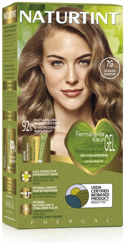 Haarkleuring 7G Goudblond 170 ML