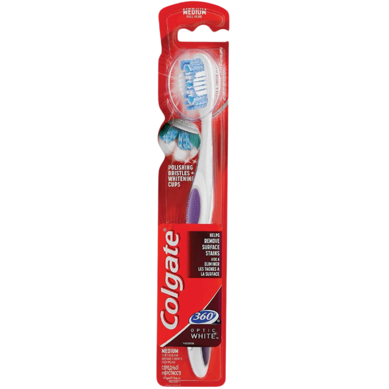 Tandenborstel 360 Optic White Medium 1 stuk