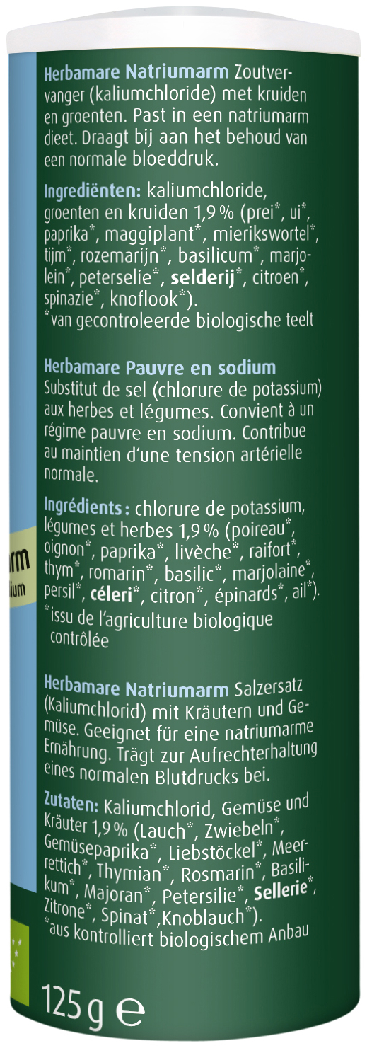 A.Vogel Herbamare Natriumarm korrels 125 gram