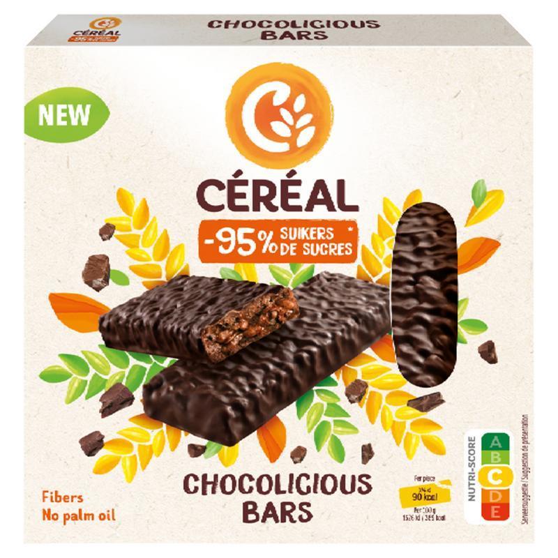 Céréal Chocolicious Bars Minder Suikers 69 Gram