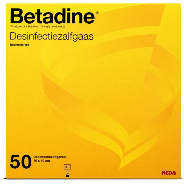 Desinfecterende Zalfgazen 50 Stuks