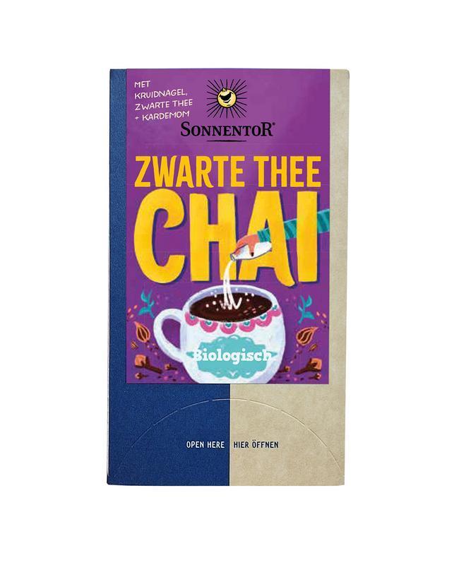 Zwarte chai thee bio 18st