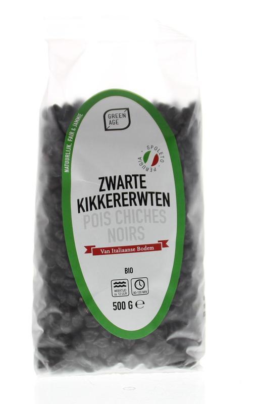 Zwarte Kikkererwten Bio 500g