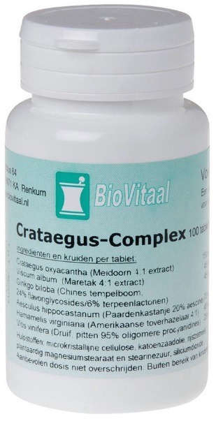 Crataegus Complex 100 tabletten