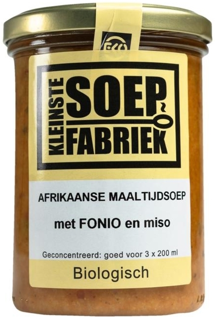 Afrikaanse maaltijdsoep met fonio en miso bio 400ml