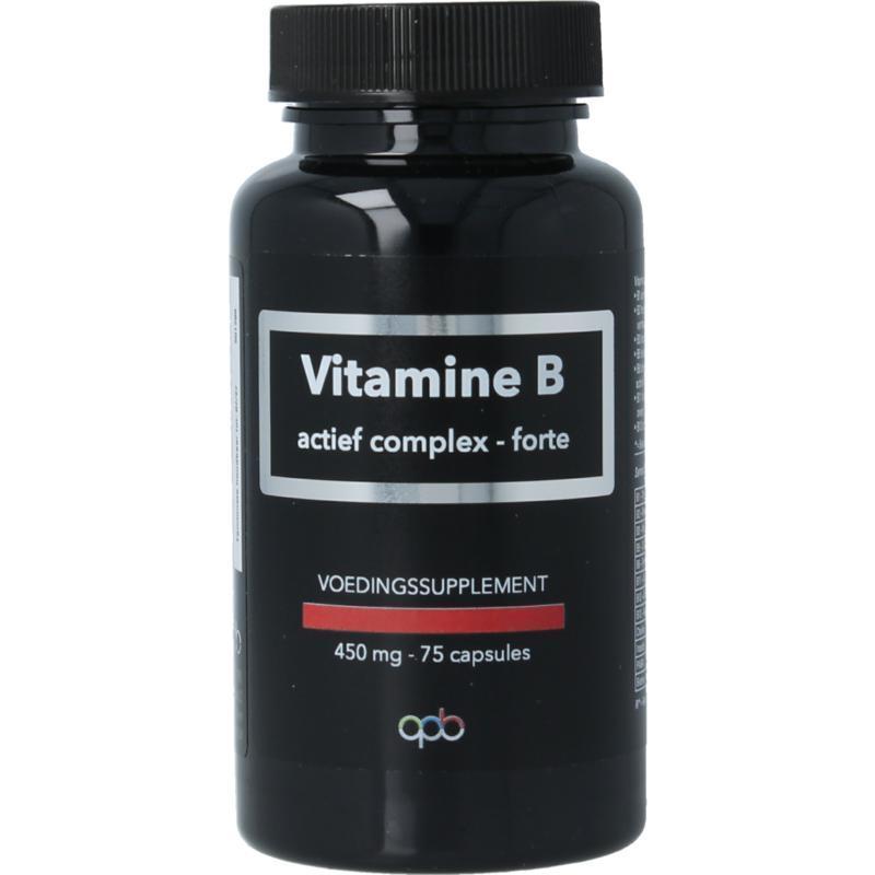 Vitamine B complex actief forte 450mg 75ca