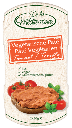 Paté Méditerranée pate mediterranee Tomaat bio 100gr