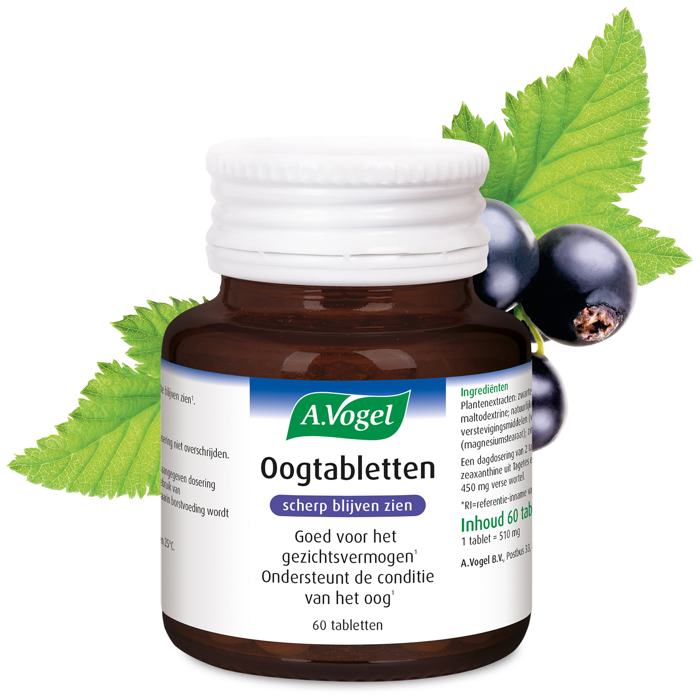 A.Vogel Oogtabletten 60 Stuks