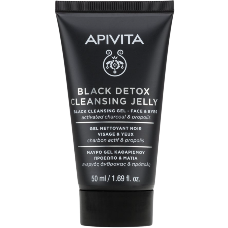 Zwarte Reinigingsgel Gezicht & Ogen 75ml