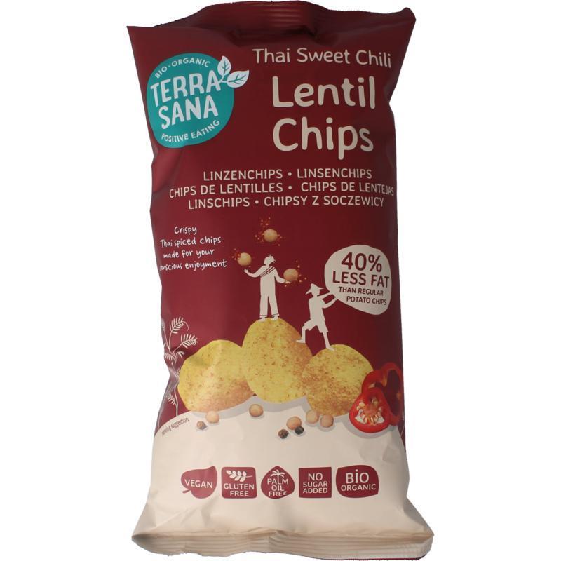 TerraSana Linzenchips sweet chili bio 75g