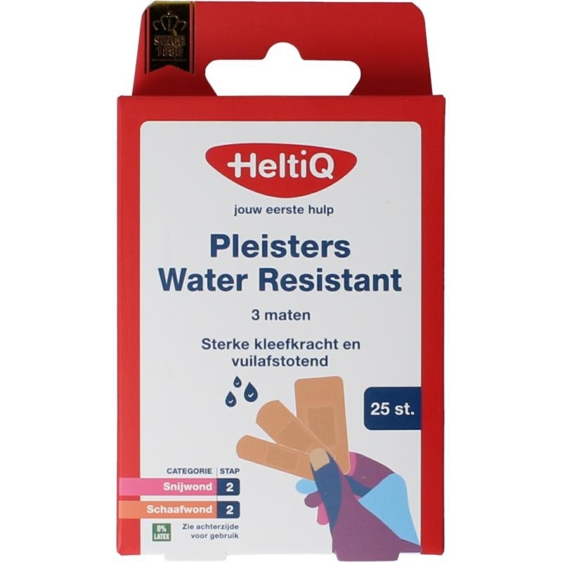 HeltiQ Pleisters water resistant 3 maten 25st