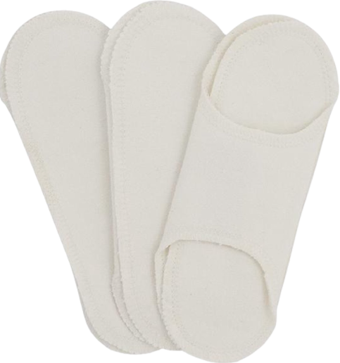 Maandverband Wasbaar Zonder Sluiting Naturel Dag 3st