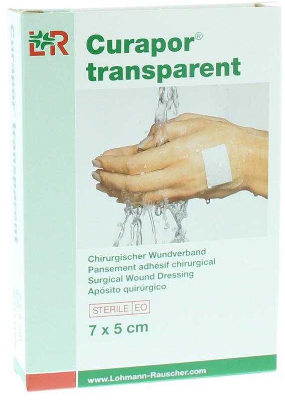 Transparant 7 x 5 cm steriel 5st