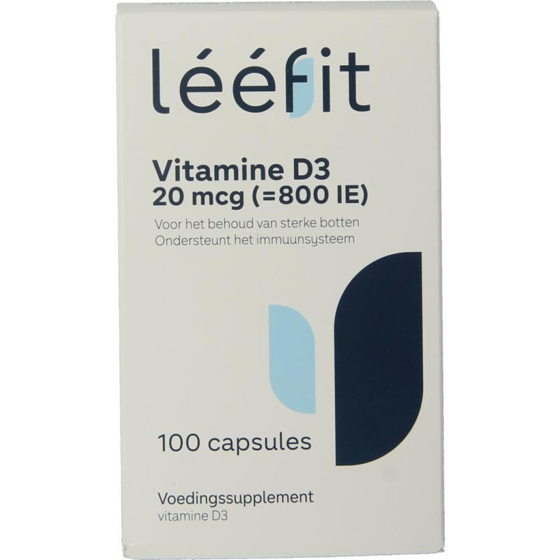 Vitamine D3 20mcg 100 Capsules