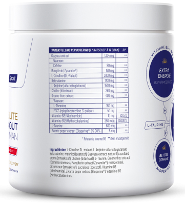 Vitakruid Elite Pre Workout Man 420 Gram