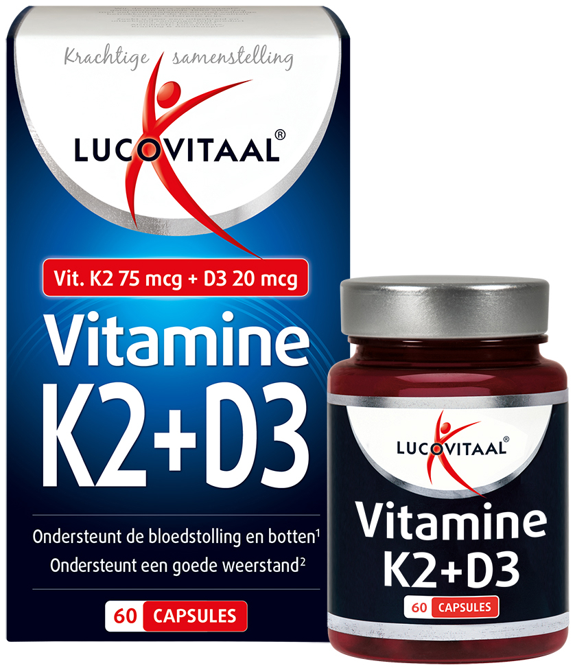 Lucovitaal Vitamine K2 + D3 60 Caps 60caps