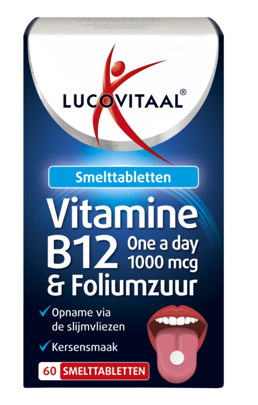 B12 & foliumzuur smelttablet 60 Tabletten